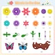 image 6 of 54 PCS DIY Flower Garden Toy Creative Building & Planting Set for Girls