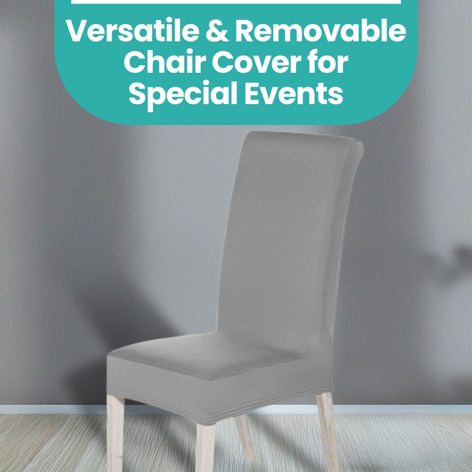image 1 of High-Back Chair Covers, Spandex Stretch, Universal Protective Slipcover