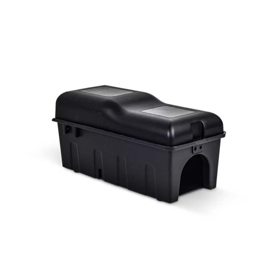 image 1 of Compact Rat & Mouse Bait Stations 2 Pack – Lockable Tamper-Resistant Rodent Trap Boxes with Security Key