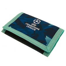 UEFA Champions League Abstract Wallet - Navy/Aquamarine/White - One Size