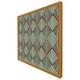 image 4 of Green geometric rays (Picture Frame) Black | XS