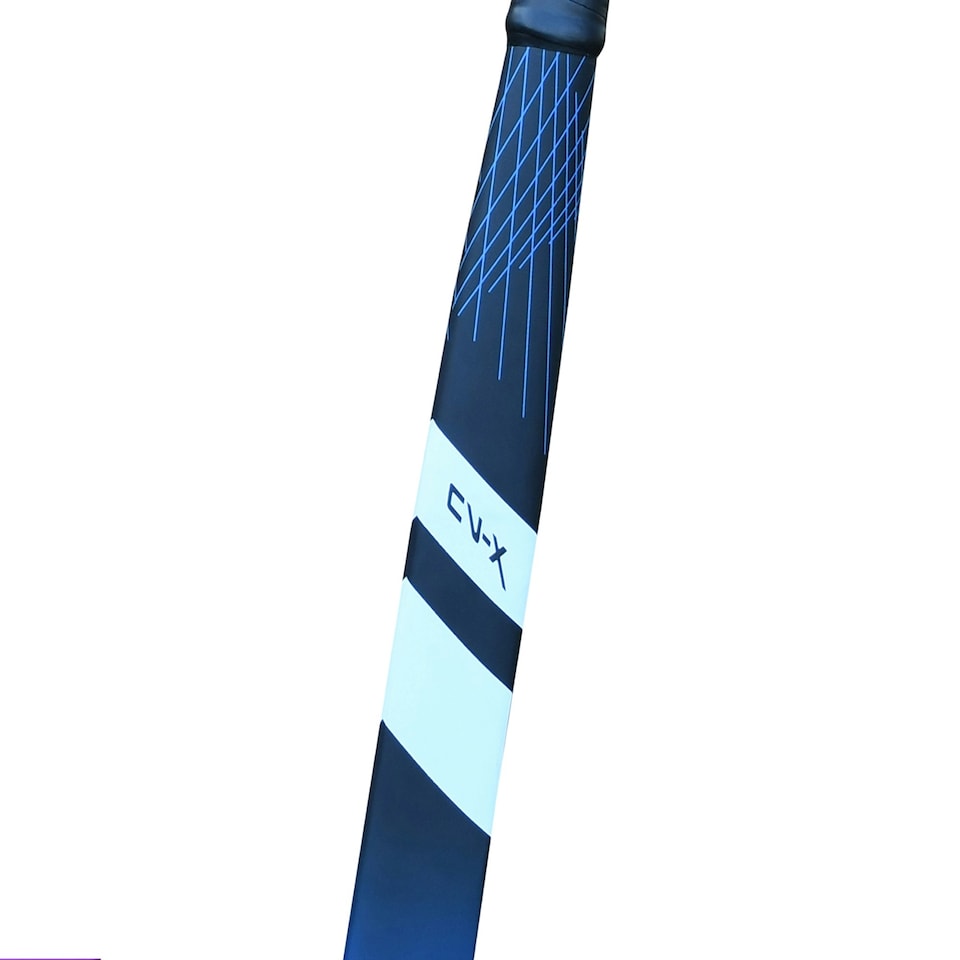 image 1 of Uwin CV-X Hockey Stick - Black/Aegean Blue - 36.5in