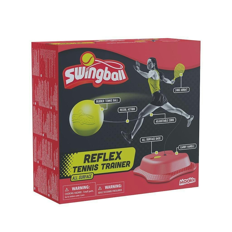 image 1 of Swingball All Surface Reflex Tennis Tetherball - Red/Yellow - One Size