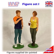 Trackside Figure Scenery Display Set I New 1:32 Scale WASP