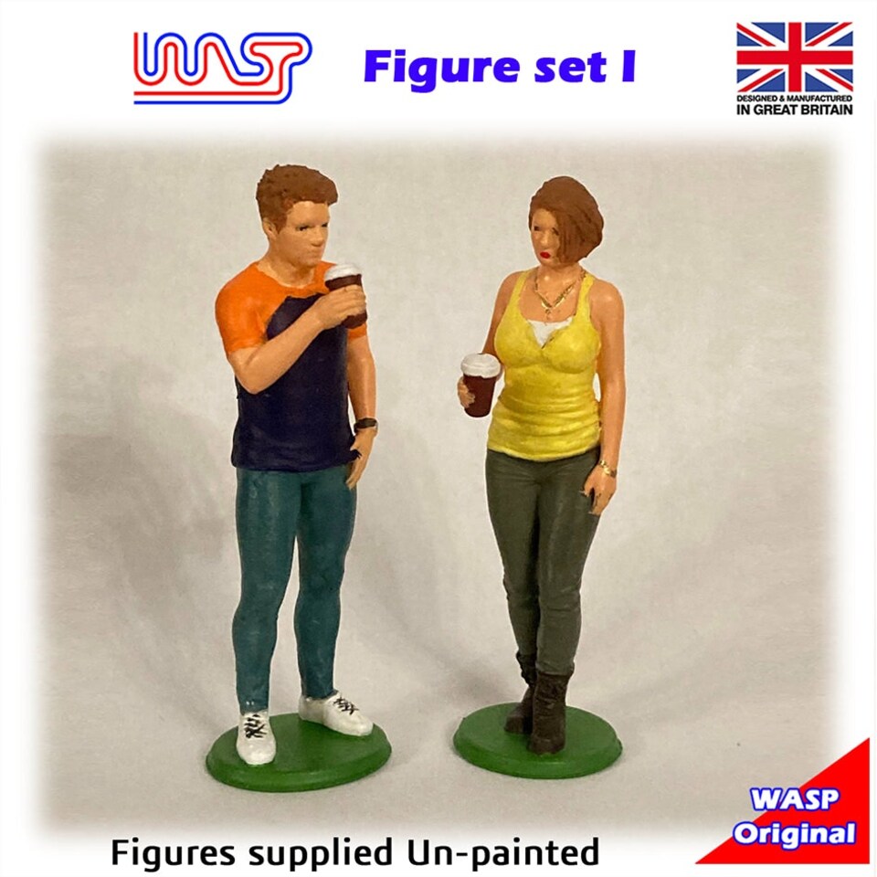 image 1 of Trackside Figure Scenery Display Set I New 1:32 Scale WASP