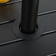 image 6 of Outsunny Garden Side Table Coffee Table with Umbrella Hole for Patio Balcony