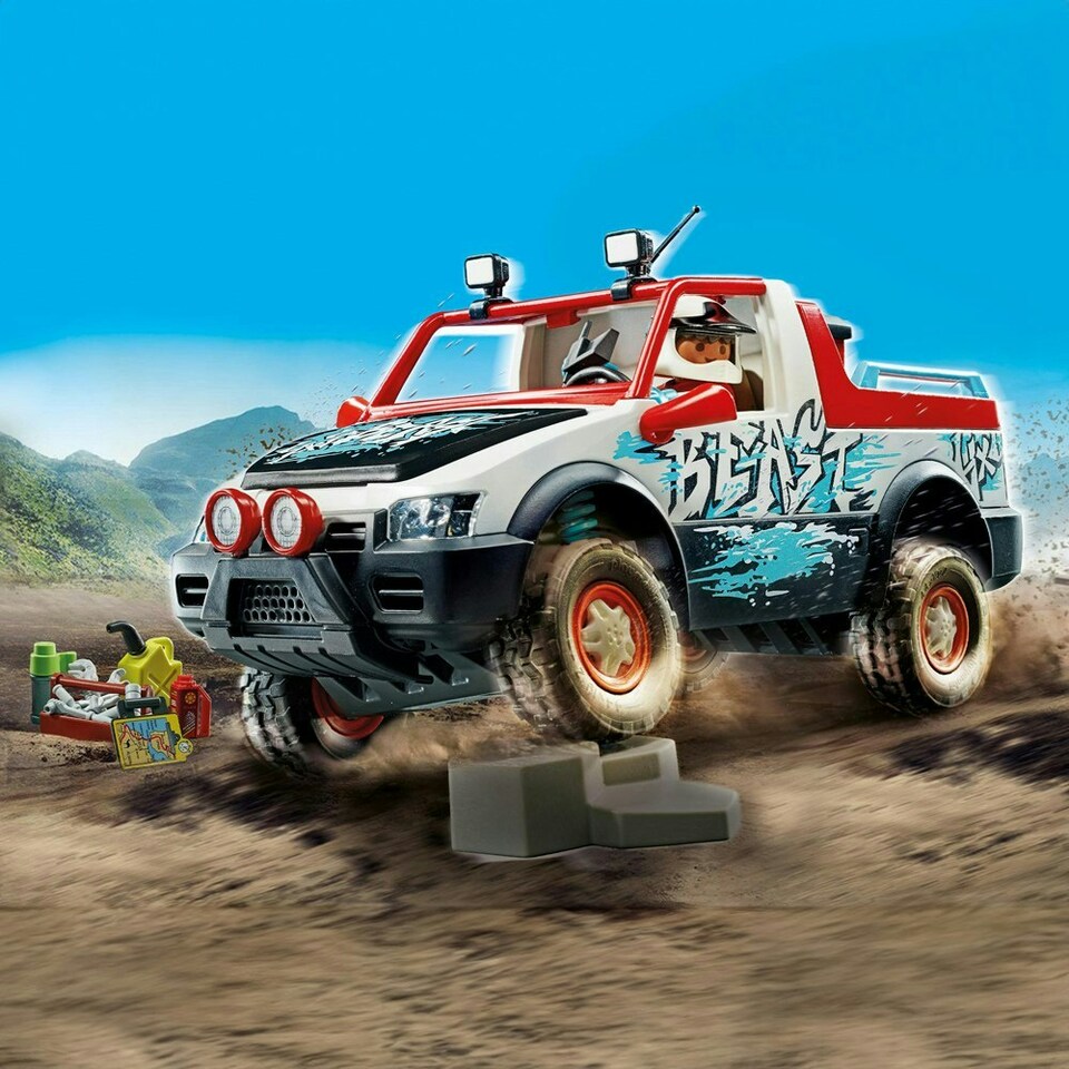 image 1 of Playmobil City Life Rally Car Playset Ages 4-10