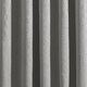 image 4 of Fusion Strata Eyelet Single Panel Door Curtain Silver
