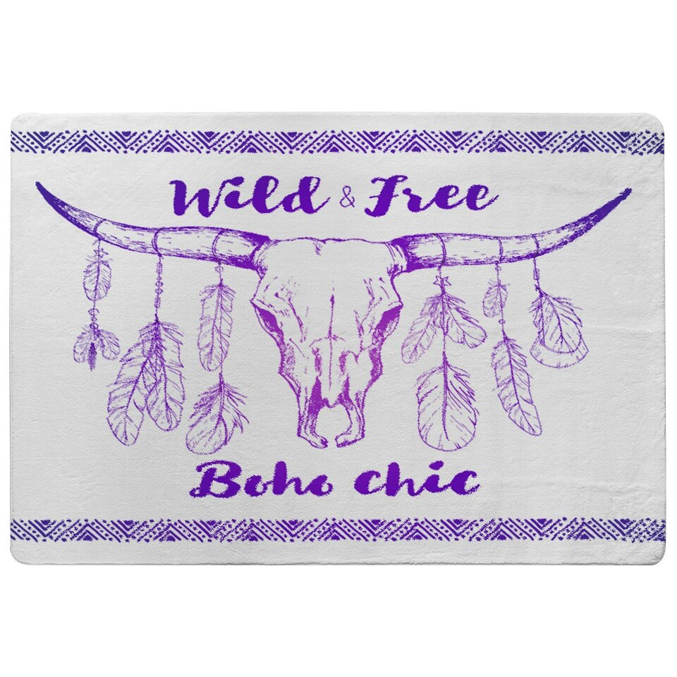 image 1 of boho chic (Rug) Blue | Large: 140x200cm