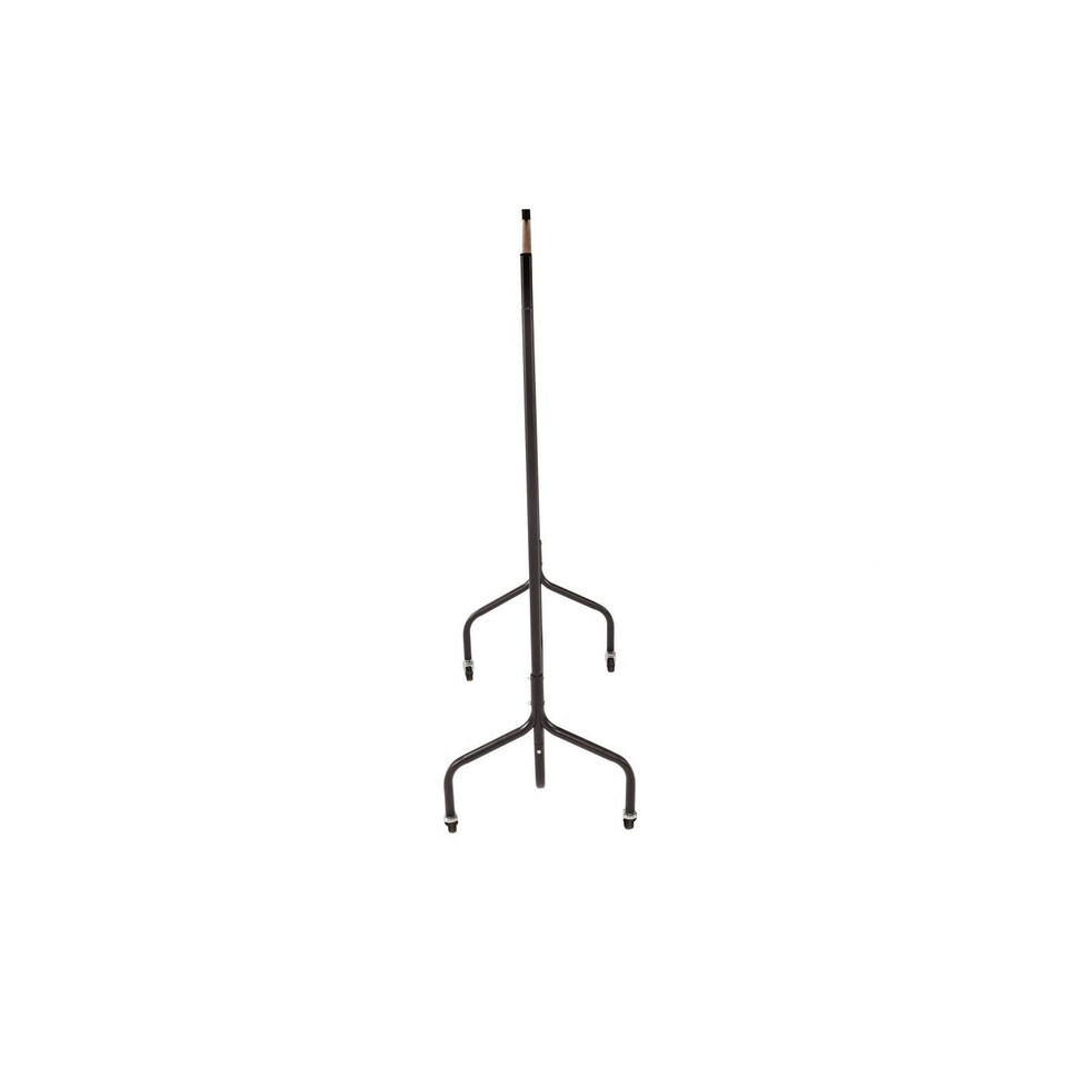 image 1 of Oypla 4ft Garment Clothes Rail Super Heavy Duty All Metal Black Black | One Size
