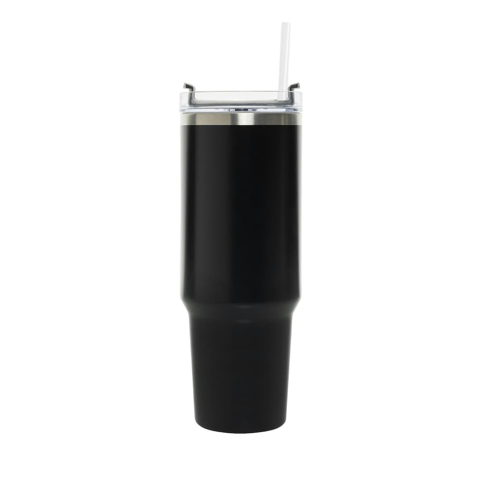 image 1 of XD Collection Peakflow Recycled Stainless Steel 1200ml Tumbler - Black - One Size