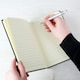 image 7 of Personalised Starry Black Hardback Notebook