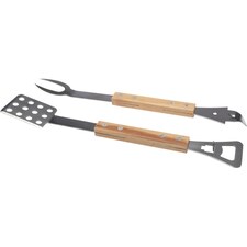 Seasons Fajro 4 in 1 BBQ Tool Set - Natural - One Size