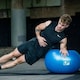 image 2 of Urban Fitness Equipment Swiss Ball - Blue - 65cm