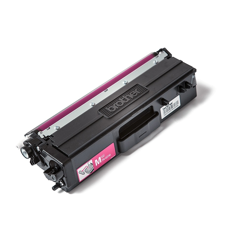 image 1 of Brother TN421 Magenta Toner Cartridge Pink | Brother TN421M Magenta Genuine Toner Cartridge