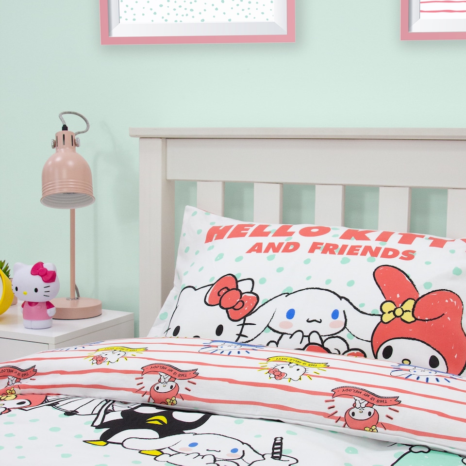 image 1 of Hello Kitty Rare Single Duvet Cover Set