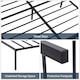 image 5 of MCC Direct Metal Bed frame King Size 5ft Black Metal Mattress base Florence