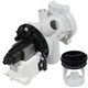image 1 of SPARES2GO Drain Pump for Caple Washing Machine WDI3300 WDI3301 WMI3000 WMI3001 WMI3005