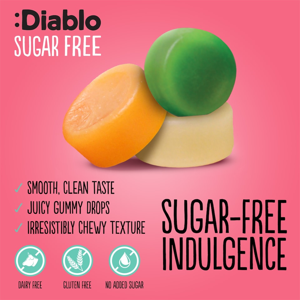 image 1 of Diablo Sugar Free Gummy Drops 75g