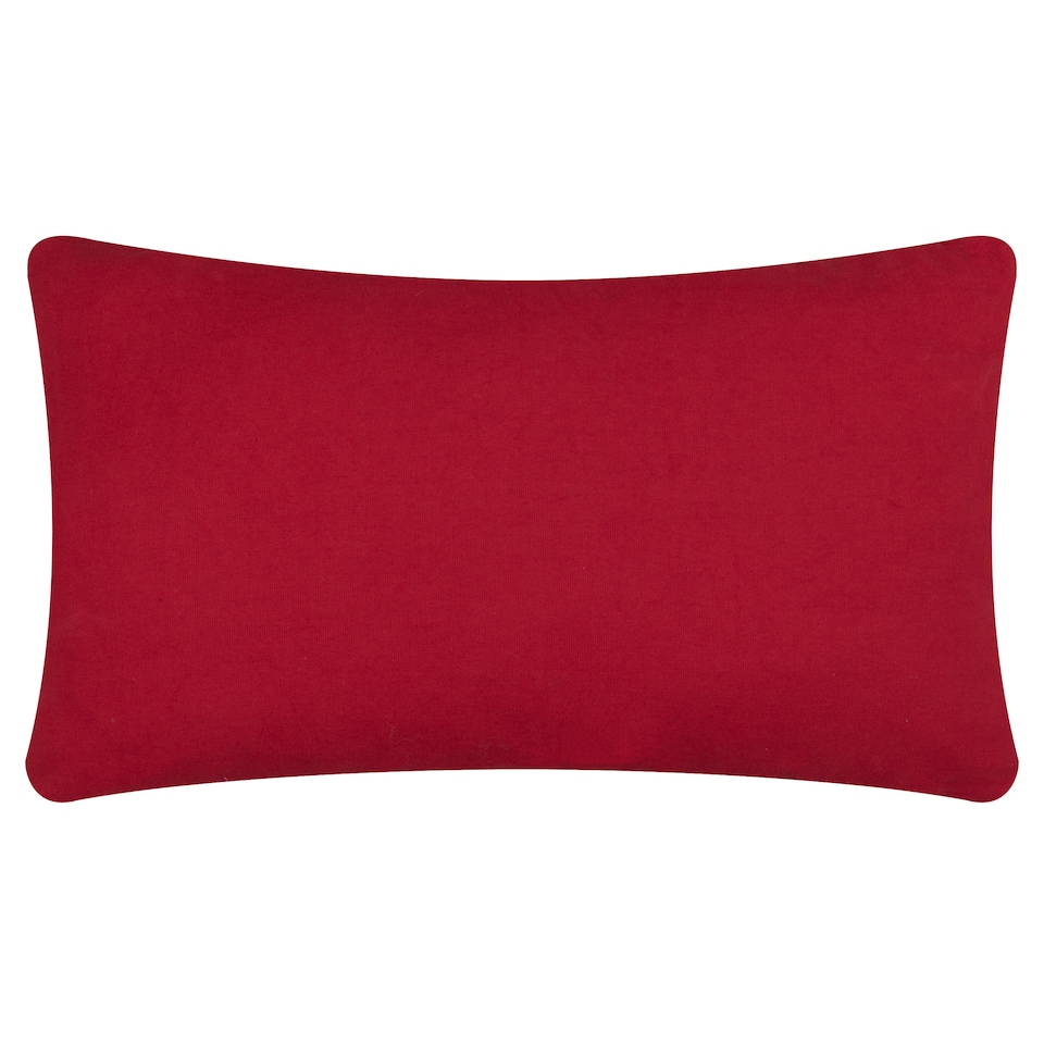 image 1 of Furn Candy Merry Christmas Tufted Cushion | Red | Red/White