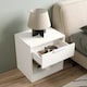 image 5 of 1-Drawer Bedside Table with Storage Black | Grey / Set of 1