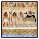 image 1 of Egyptian mythelogical drawings (Picutre Frame) Black | S