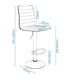 image 4 of Ohio Barstool with Adjustable Height in Black | Black | Black