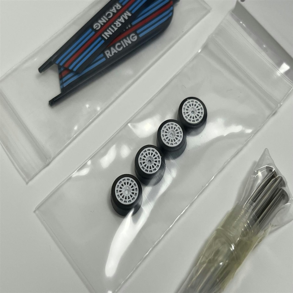 image 1 of Paddock Service Tent Set Martini Racing 1:64 Scale Mini GT MGTAC16