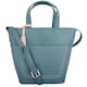 image 4 of Premium Soft Leather Cross Body Shoulder Twin Tote Style Handbag Black | Black