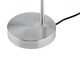 image 3 of Victoria - Satin Nickel Touch Lamp with Smoke Glass Shade Silver | Grey