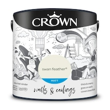Crown Matt Emulsion Swan Feather 2.5L