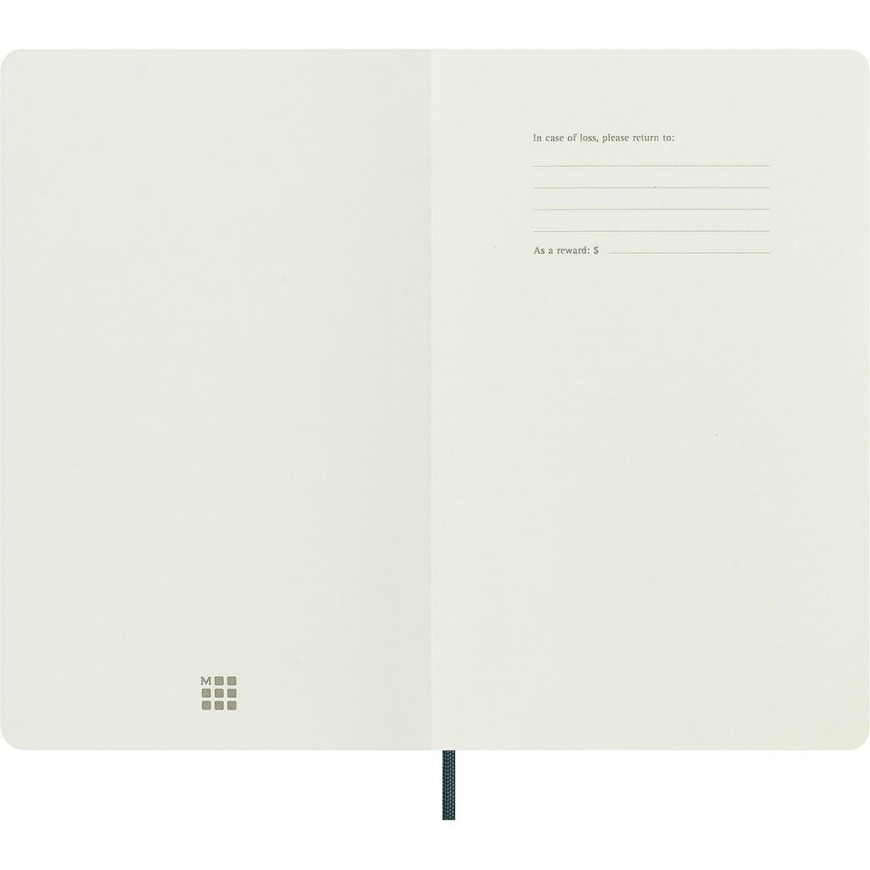 image 1 of Moleskine Vegea Boa Soft Cover Notebook - Green - One Size