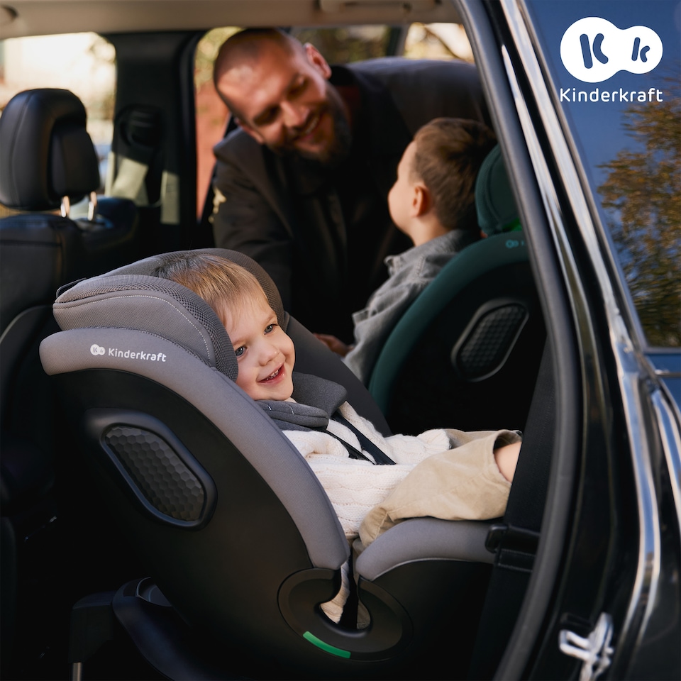 image 1 of Kinderkraft XRIDER 2 i-Size Car Seat | Black | Black