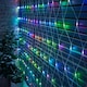 image 2 of ValueLights LED Multicolour Christmas String Lights and Integrated LED 6W Cool White Bulb | Black