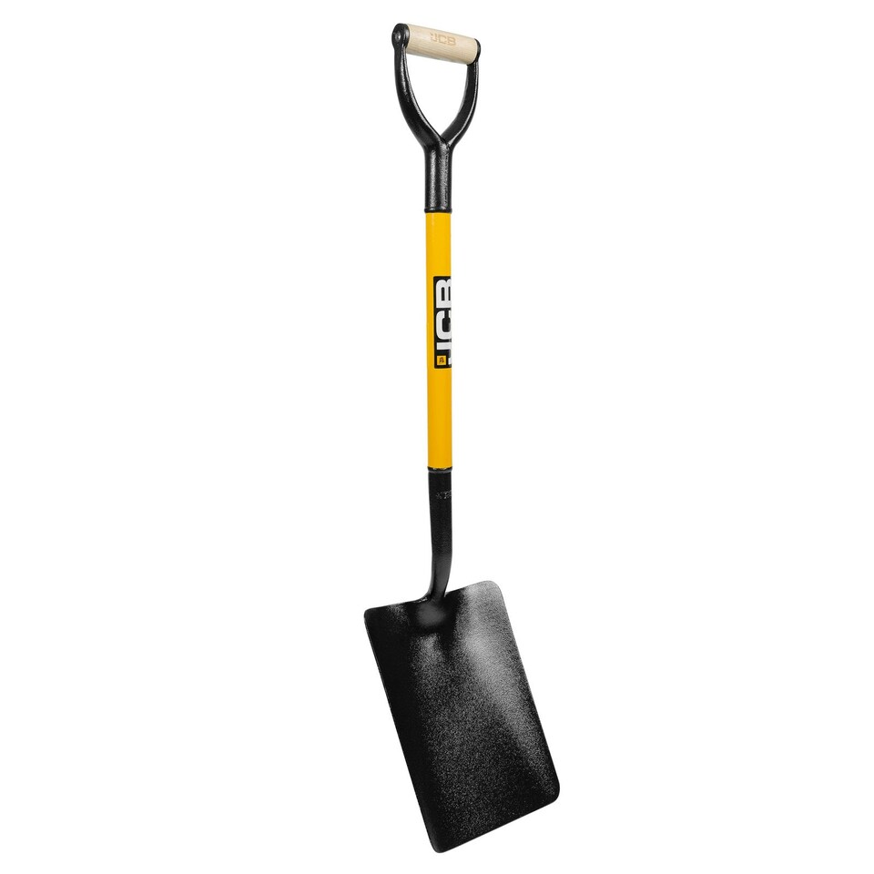 image 1 of JCB 230-210 x 305mm Professional Tapered Mouth Site Master Shovel, Heavy-Duty Steel Blade | JCBSM2T01