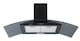 image 4 of Cookology 100cm Black Curved Glass Chimney Cooker Hood - Energy Rating A
