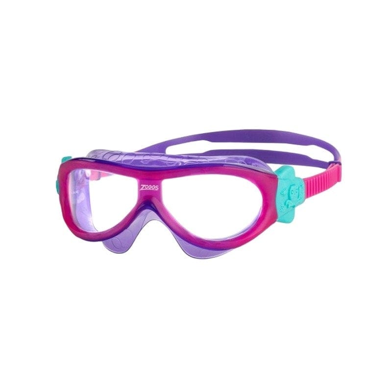 Zoggs Childrens/Kids Phantom Swimming Goggles - Pink/Violet/Clear - One Size