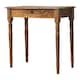 image 2 of Artisan Furniture Solid Wood Oakish Turned Leg Writing Desk