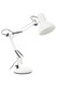 image 2 of Interiors by Premier Adjustable Height Matte White Metal Lamp, Practical Desk Lamp, Functional Table Lamp, Versatile Modern Lamp