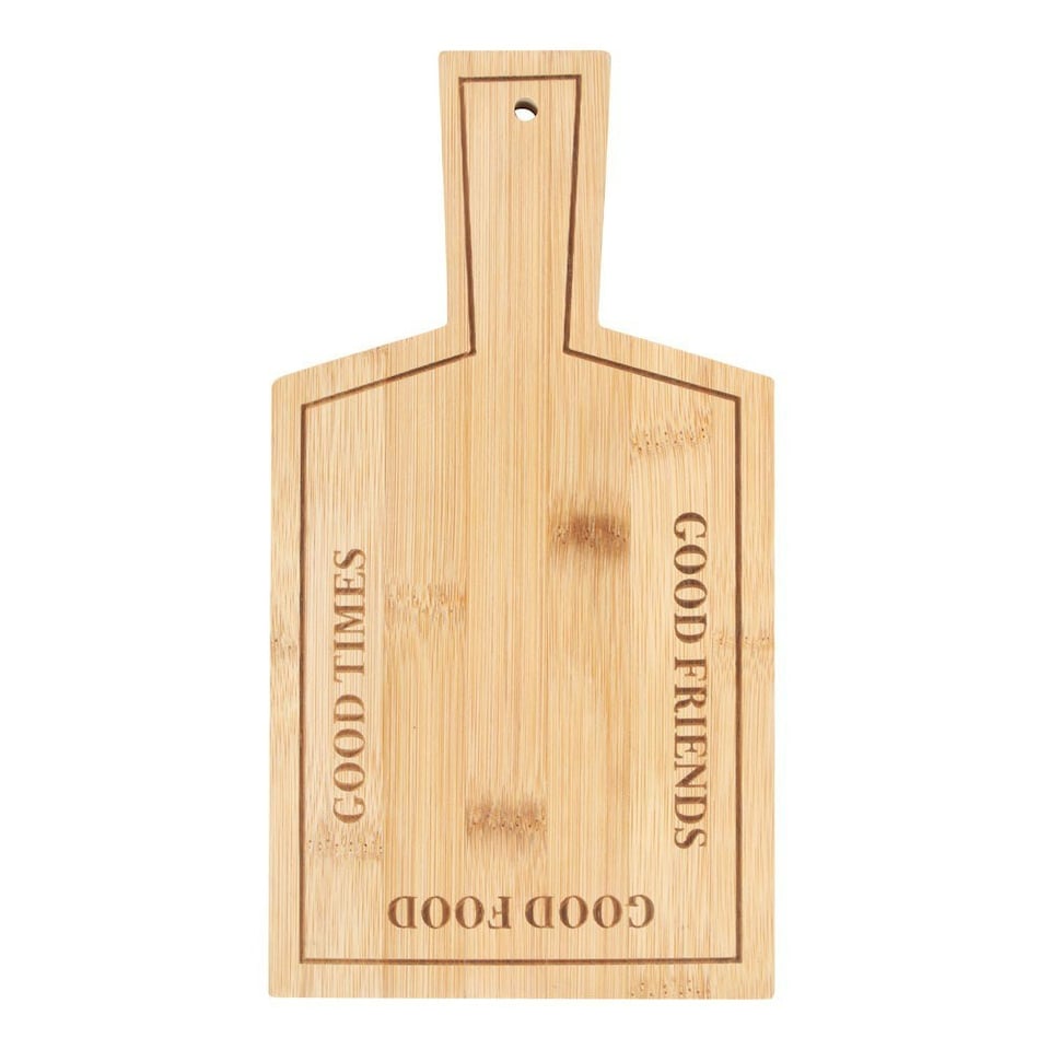 image 1 of Something Different Good Times Bamboo Chopping Board - Natural - One Size