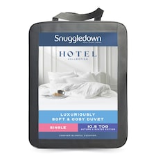 Luxuriously Soft & Cosy Duvet, 10.5 Tog, Single | White | Single