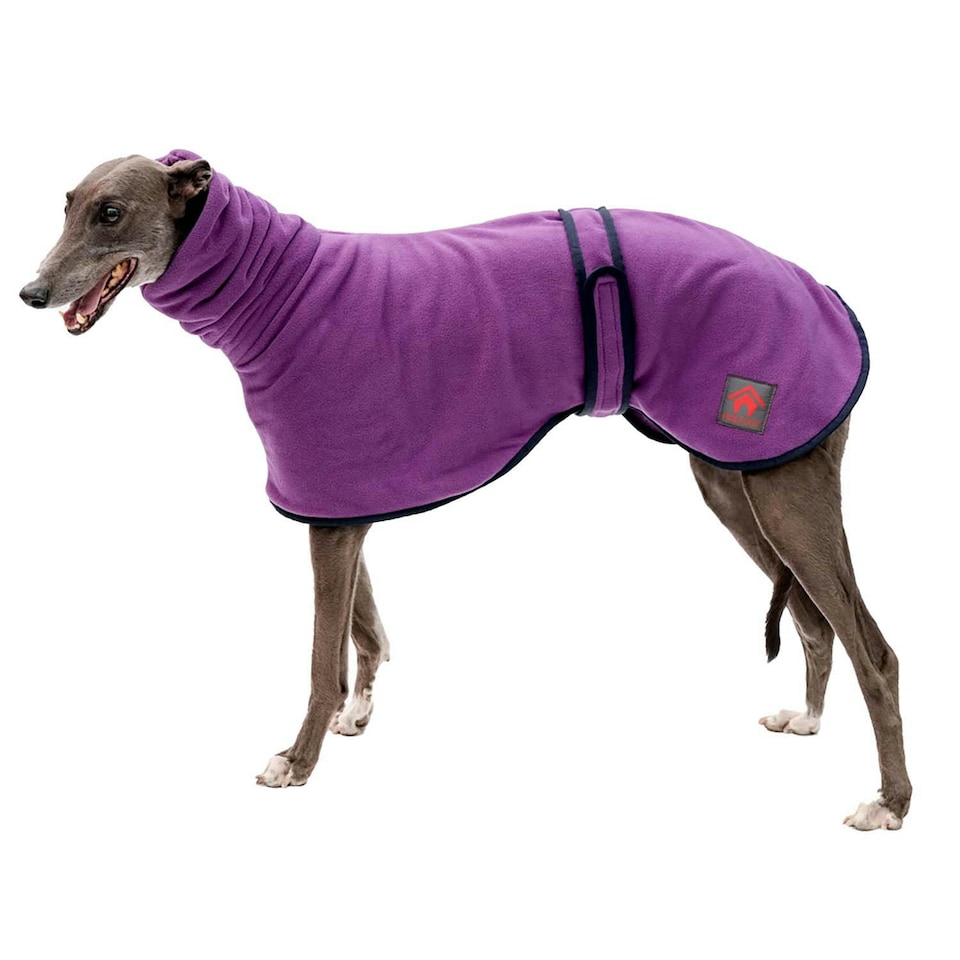 Firefoot Sighthound Fleece Dog Jumper - Purple - M