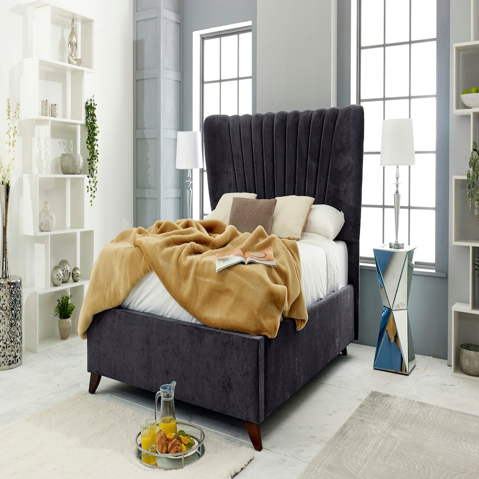 Dura Plush King Bed Frame - Steel