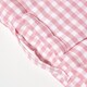 image 4 of Homescapes Cotton Gingham Check Pink Floor Cushion - 50 x 50 cm | Pink | 50 x 50 cm