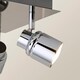 image 5 of ValueLights Benton Chrome IP44 Square Ceiling Light & Cool White Bulbs | Chrome