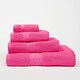 image 8 of OHS Luxury 100% Cotton 500GSM Bathroom Bath Sheet Towel Pink | Bright Pink | Bath sheet