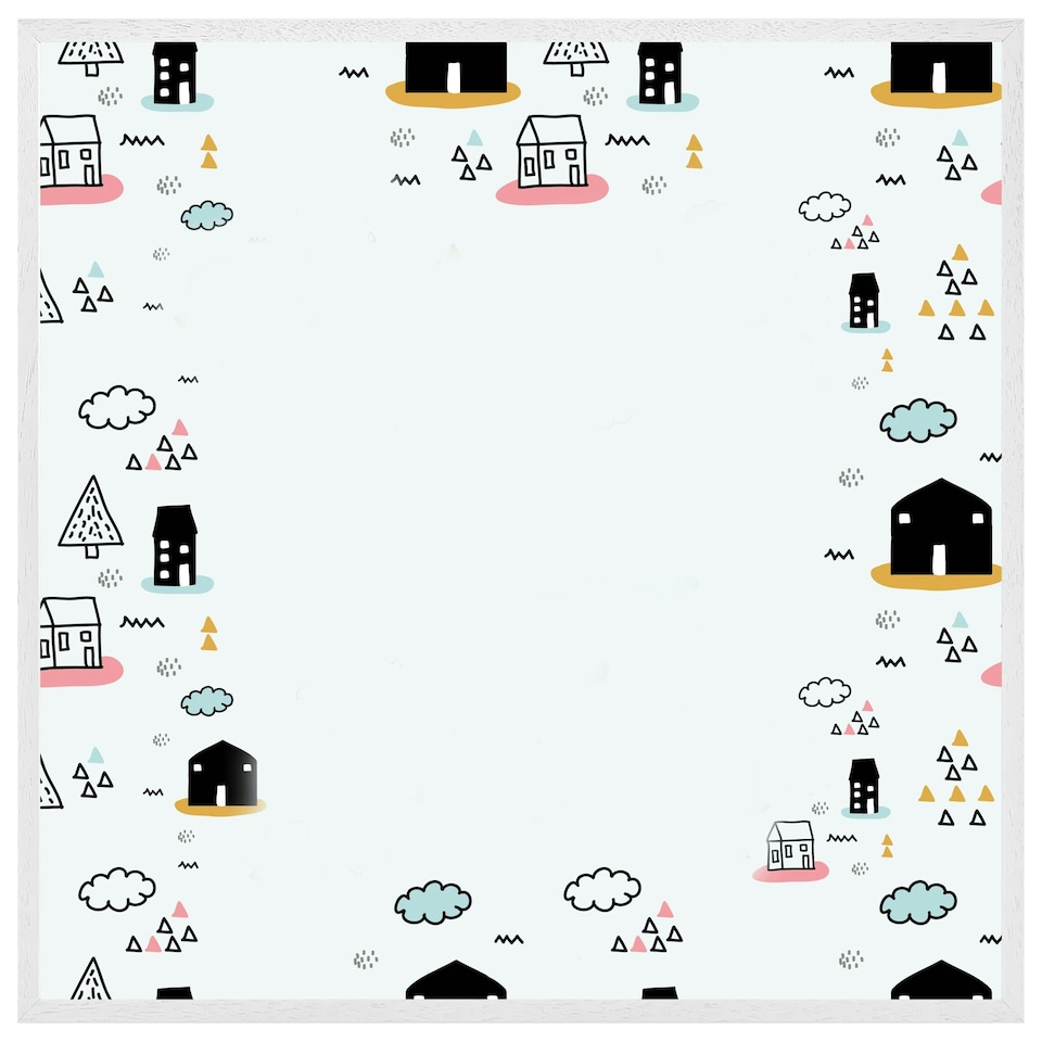 image 1 of Scandy doodle (Picture Frame) White | L