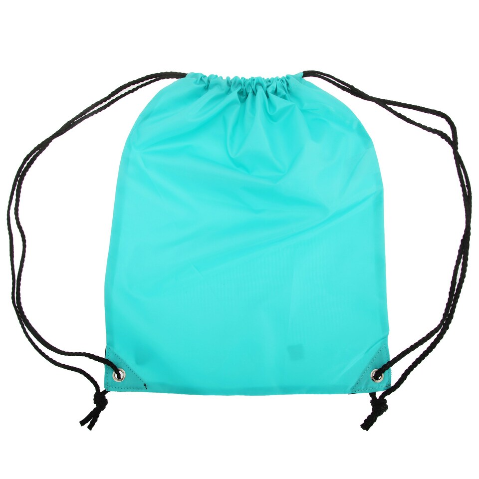 image 1 of Shugon Stafford Plain Drawstring Tote Bag - 13 Litres - Lagoon Turquoise - One Size Green | One Size