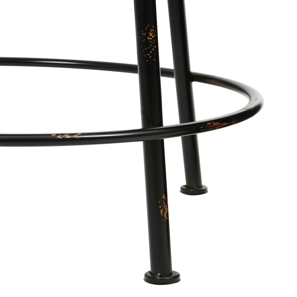 image 1 of Interiors by Premier Artisan Black Metal Stool