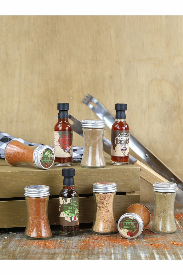 image 1 of Around The World Seasoning Set - 9 Sauces Oils & Spices